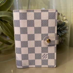 Louis Vuitton Damier Azur agenda pm
